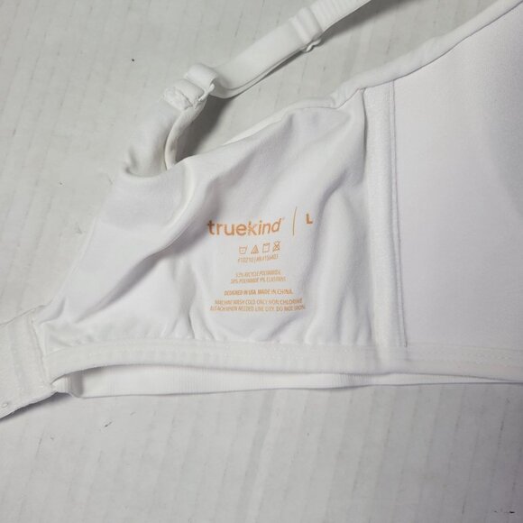 Truekind White Supportive Comfort Wireless Shaping Bra #10210 Size L - Picture 4 of 4